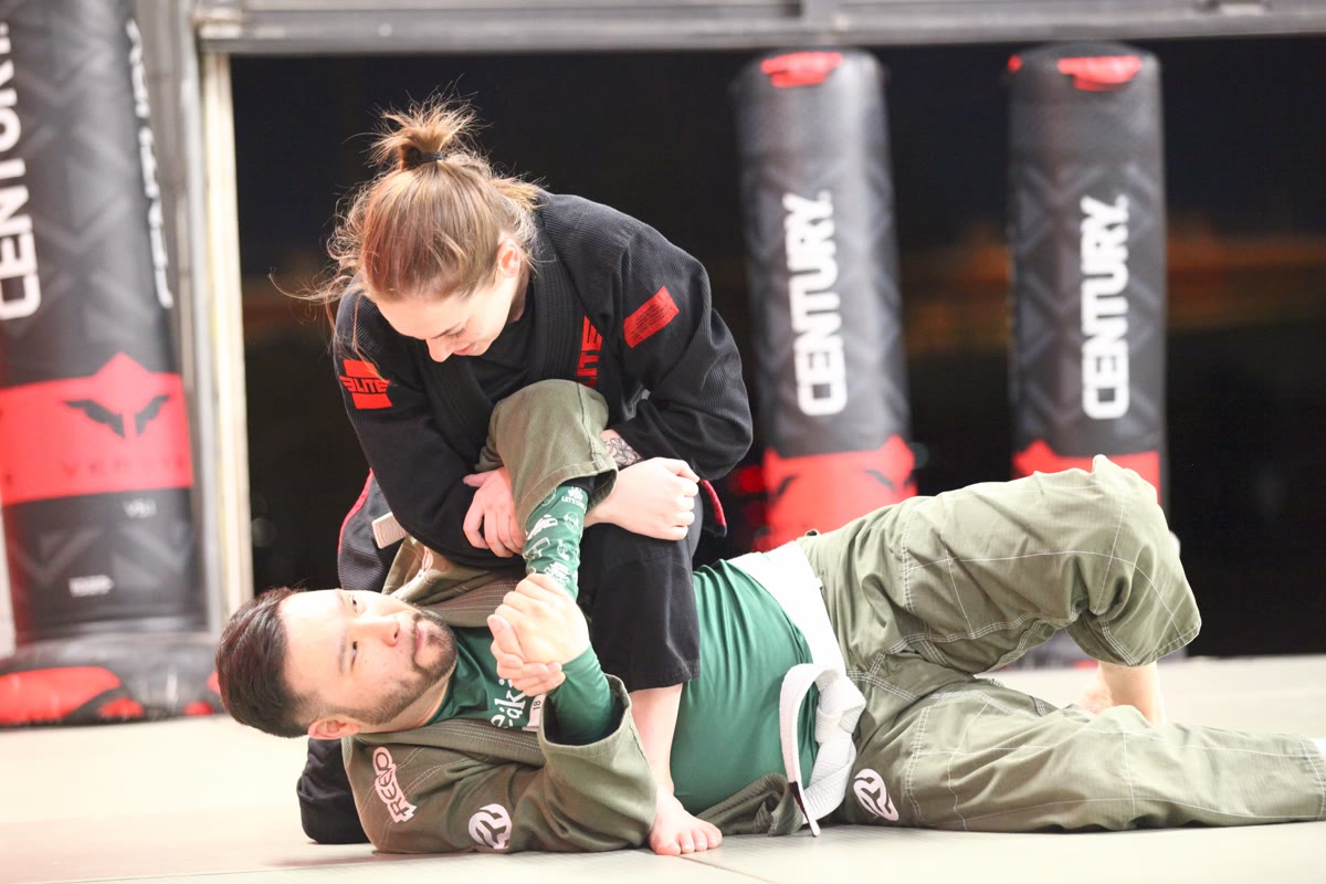Students training Brazilian Jiu-Jitsu at El Paso Kung Fu