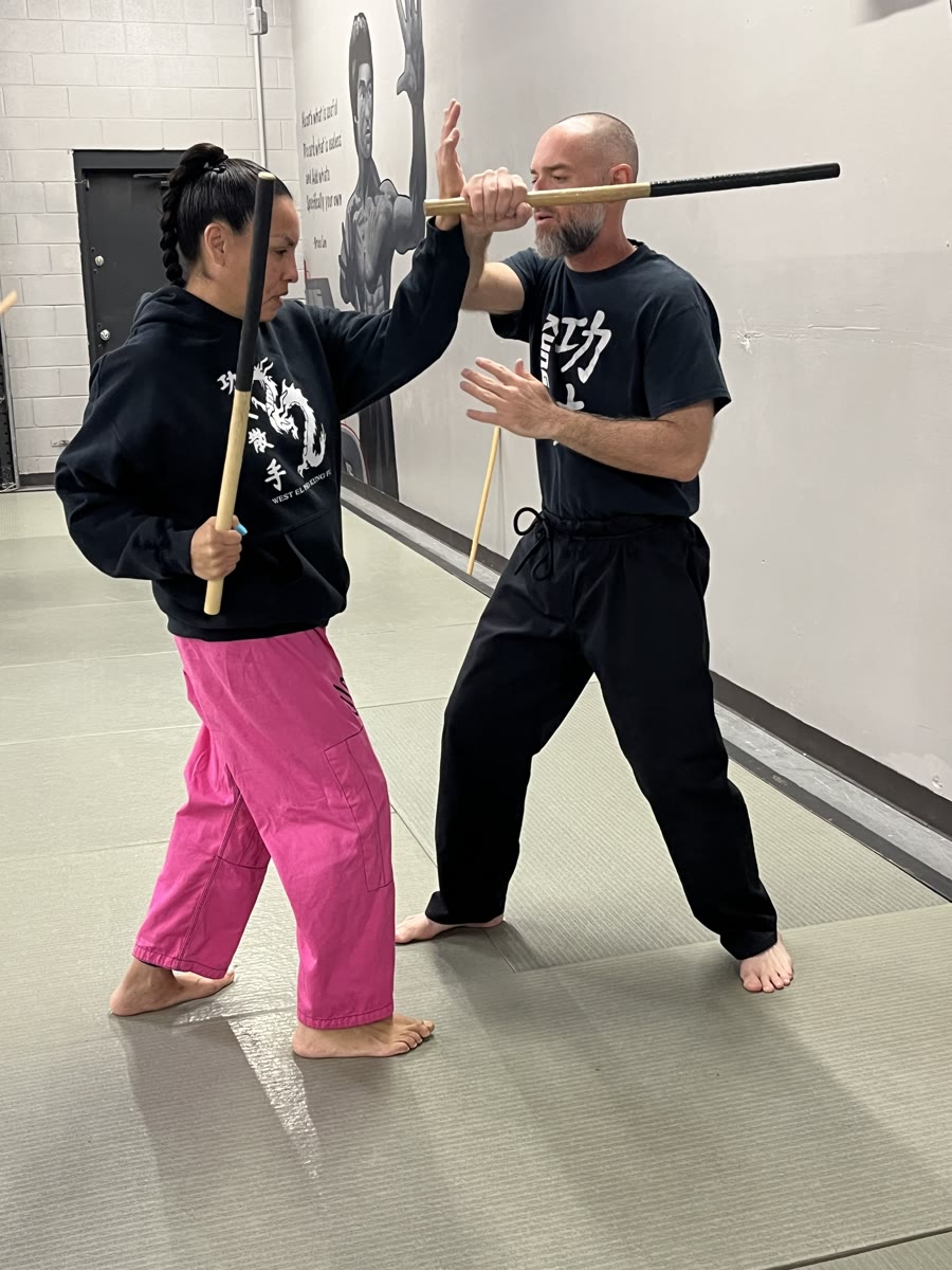 Students training Pekiti-Tirsia Kali at El Paso Kung Fu