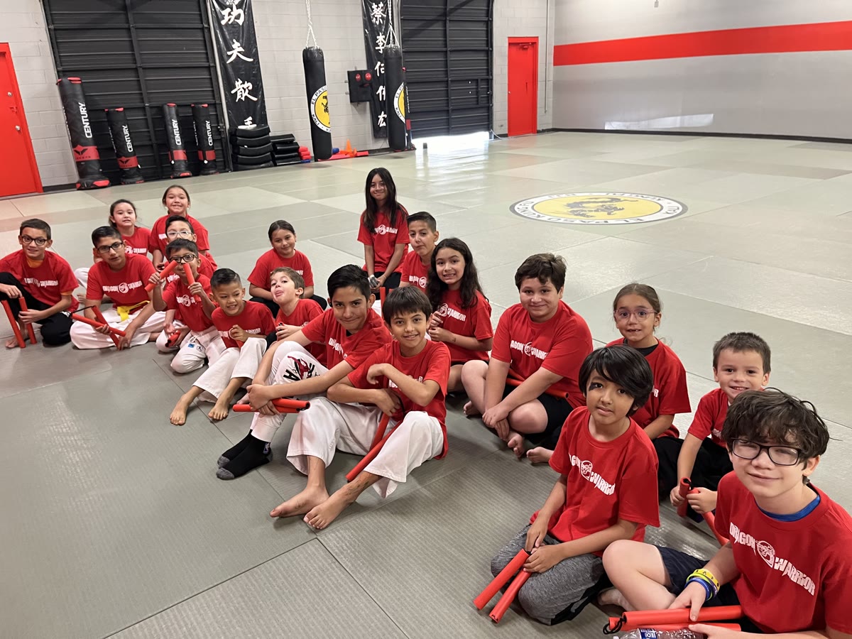 Kids Martial Arts (10-14) students training at El Paso Kung Fu